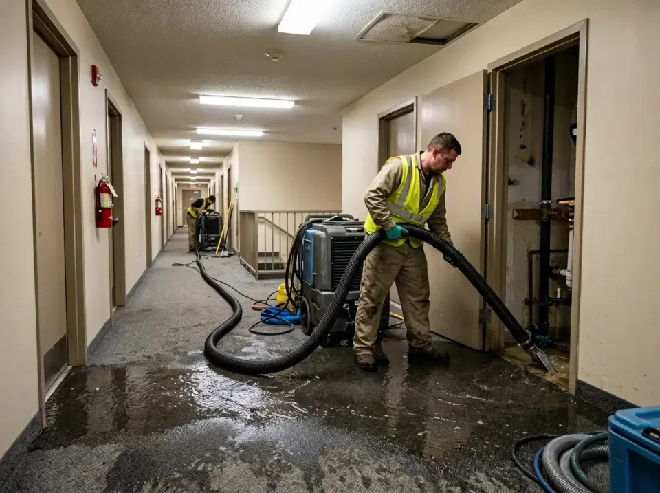 multi-unit-apartment-hallway-f-005 — frequently asked questions, Emergency Burst Pipe Water Extraction & Removal in Downingt…